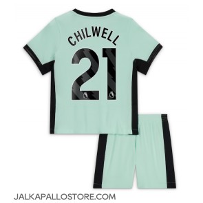 Chelsea Ben Chilwell #21 Kolmaspaita Lapsille 2023-24 Lyhythihainen (+ shortsit)